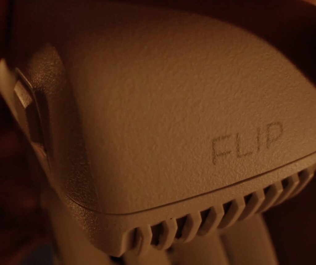 DJI Flip Aufschrift