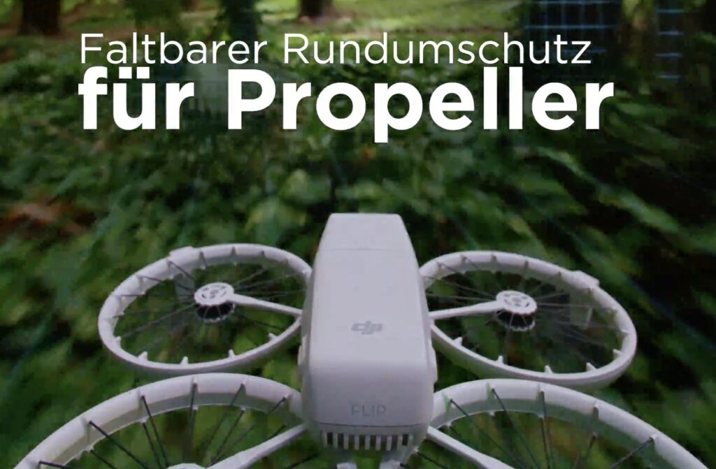 DJI Flip mit Propellerschutz