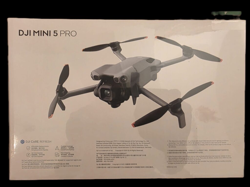 DJI Mini 5 Pro Verpackung