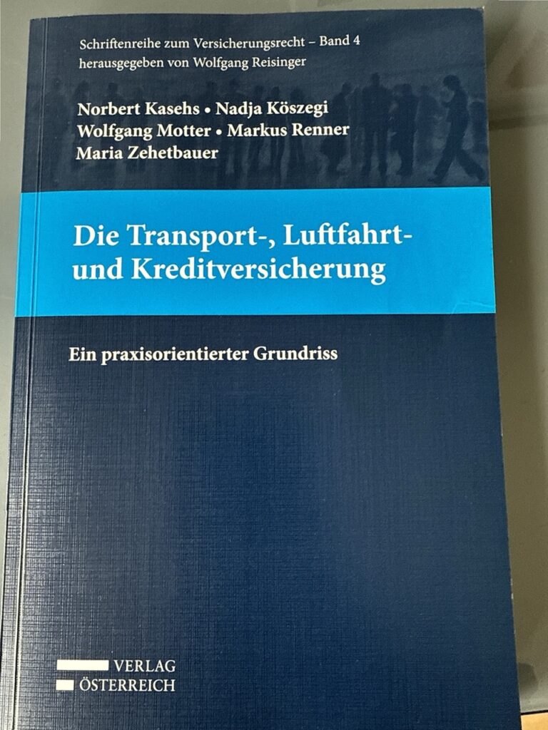 Die Transport-, Luftfahrt- und Kreditversicherung, Verlag Österreich