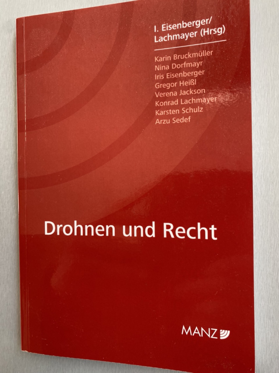 Drohnen und Recht Buch, Manz Verlag Cover