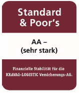 Standard & Poor's Rating für Kravag Versicherung: AA-sehr stark