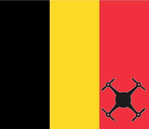 Drohnenkarten für Belgien