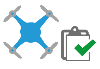 Drohnen Ausbildung Symbol