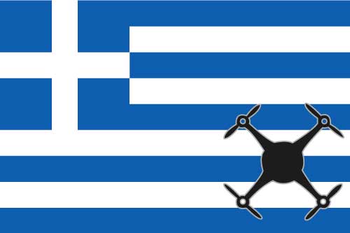 Drohnenkarten für Griechenland