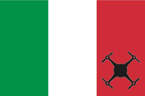Drohnenkarten für Italien