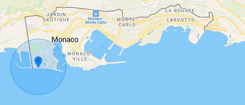 Drohnenkarten für Monaco