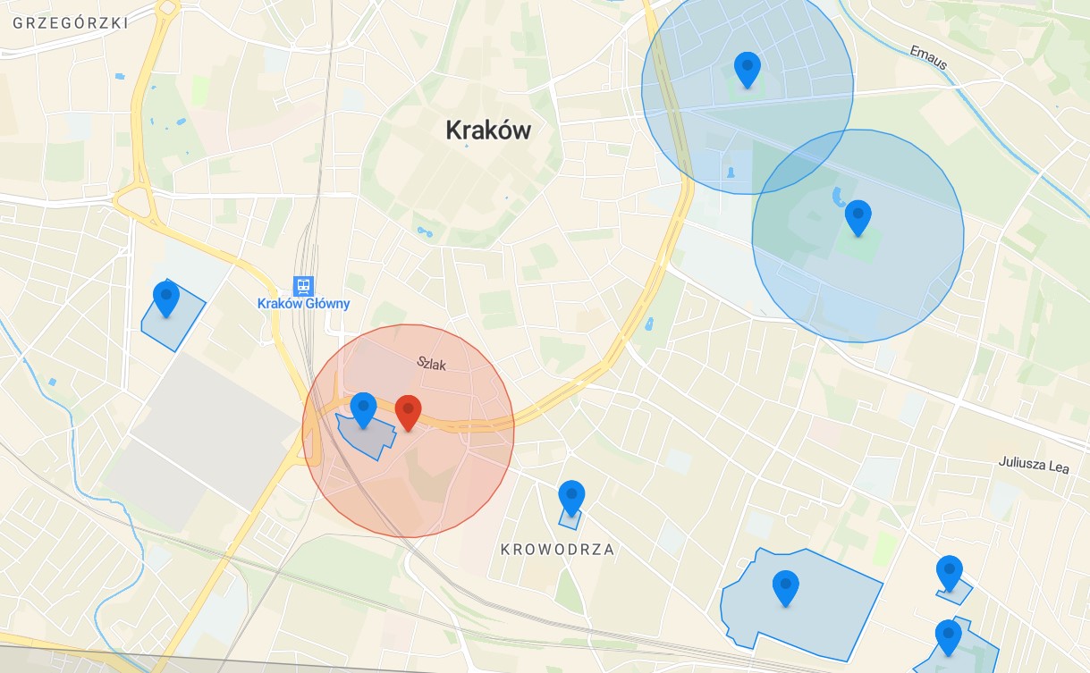 Drohnenkarte für Polen