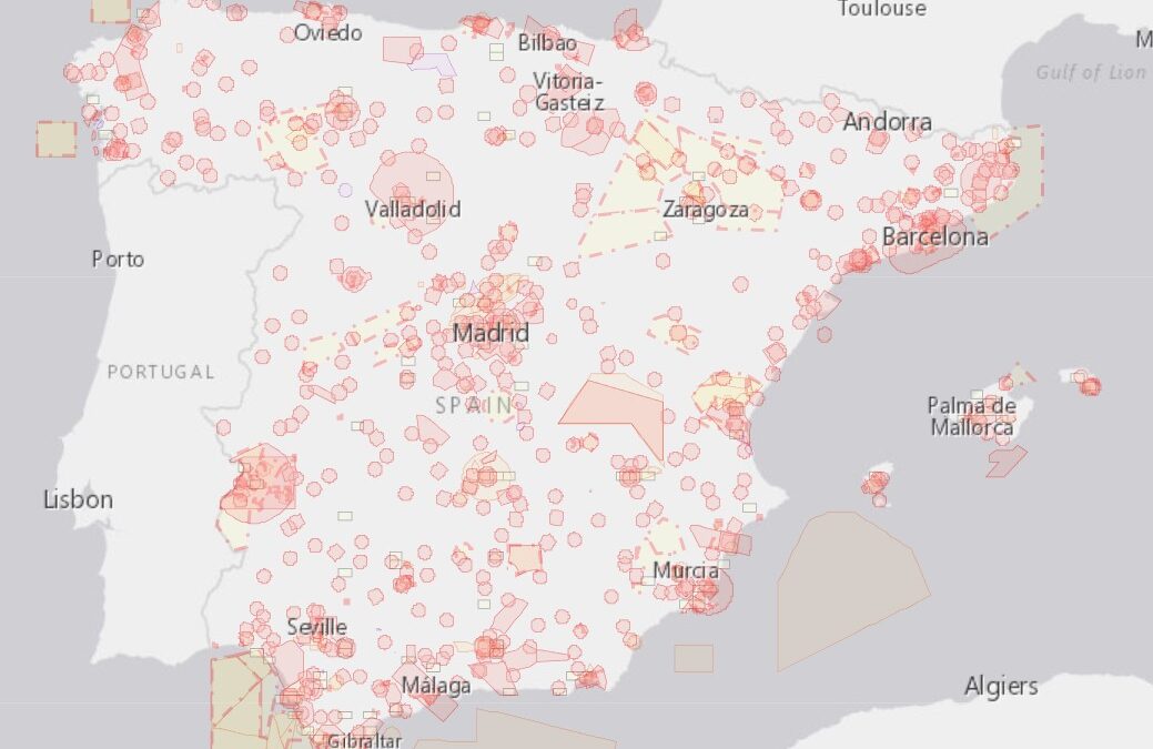 Drohnenkarten für Spanien